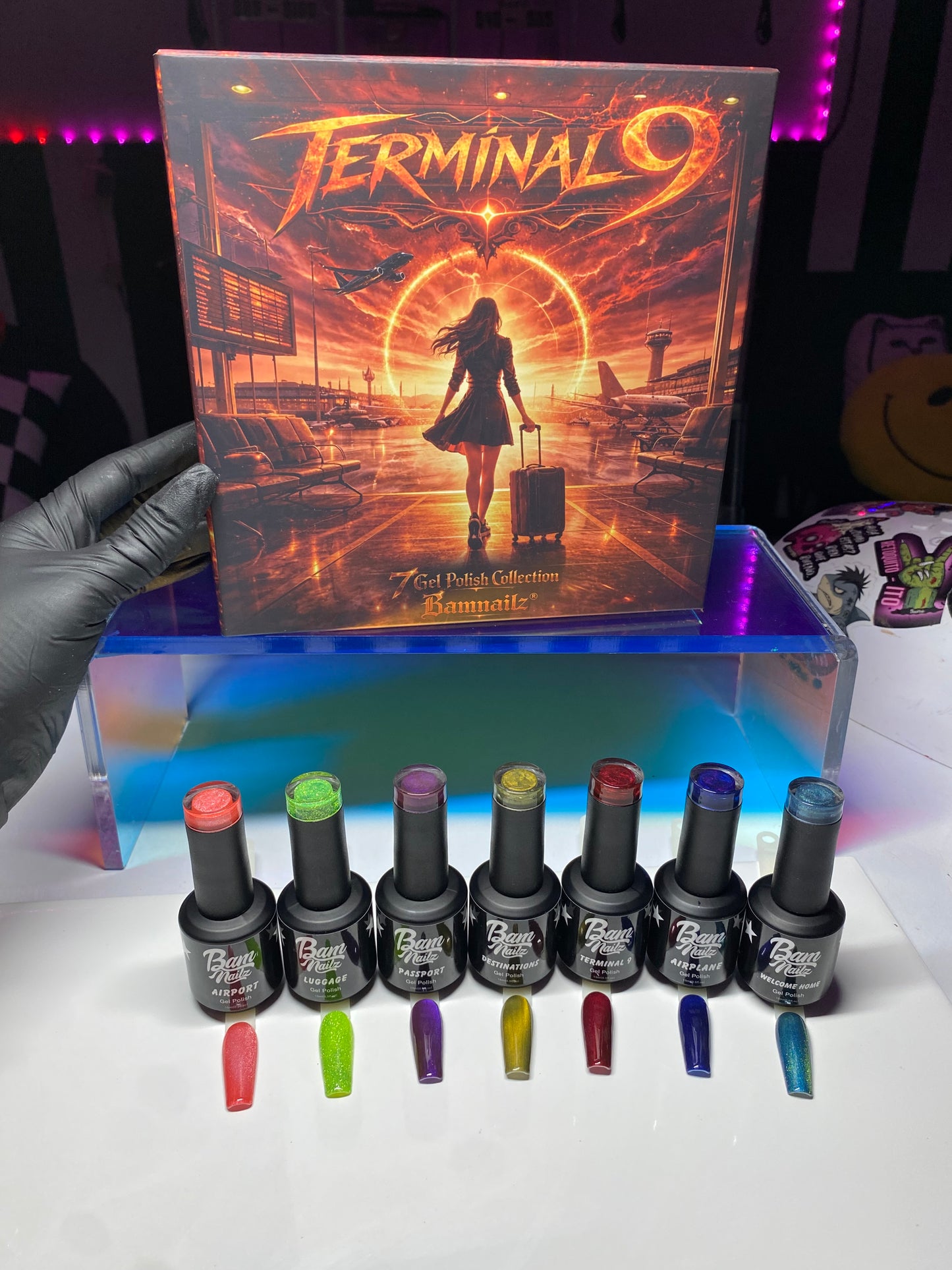 “TERMINAL 9” 7 Gel Polish Collection