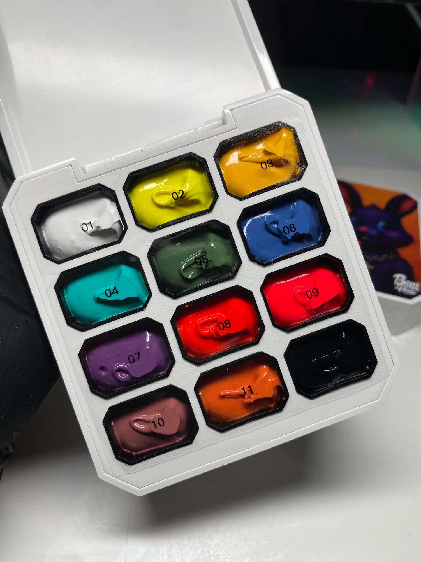“CARTOON” 12 Painting Gels Palette