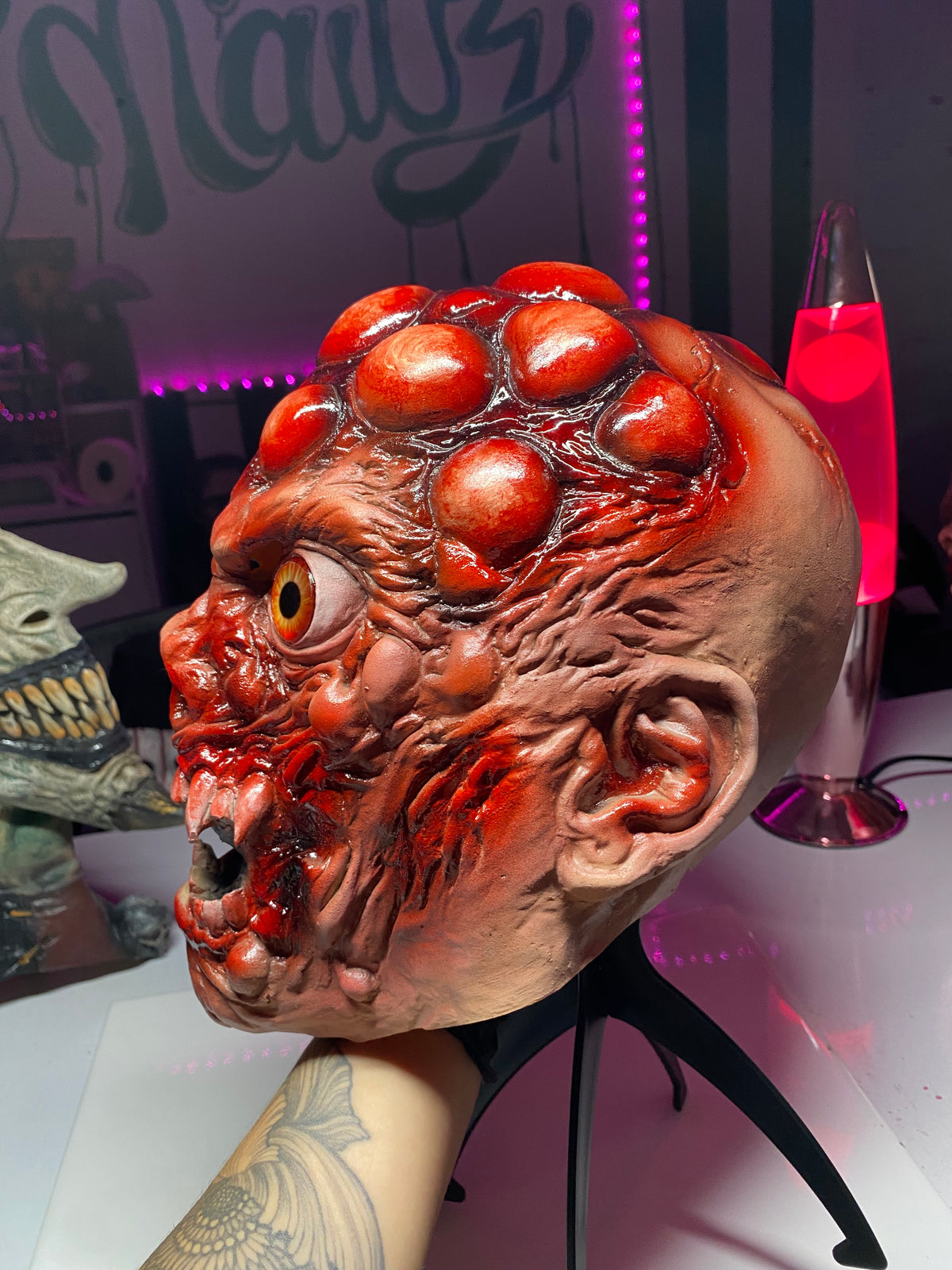 “BLOODSHOT” Full Head Halloween Mask
