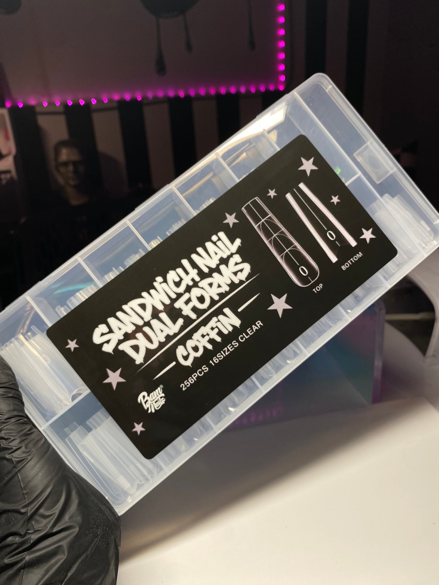 “SANDWICH DUAL FORMS” Coffin Reusables 256pcs