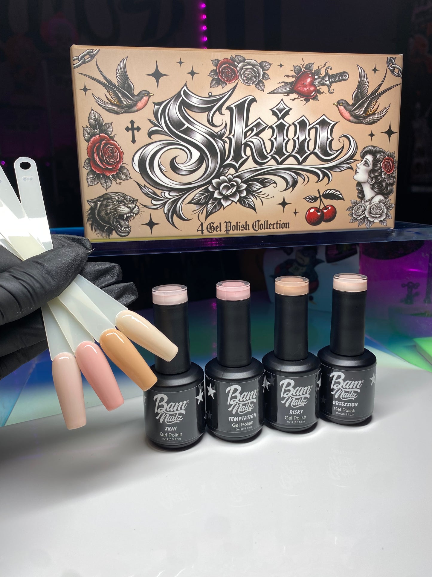 “SKIN” 4 Gel Polish Mini Collection
