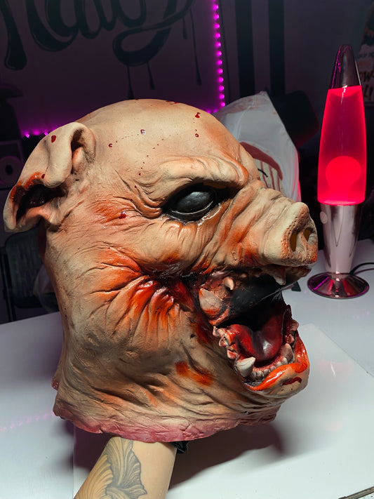 “PIGGY BANK” Full Head Halloween Mask